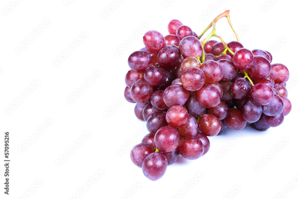 red grape isolated on white red grape isolated on white