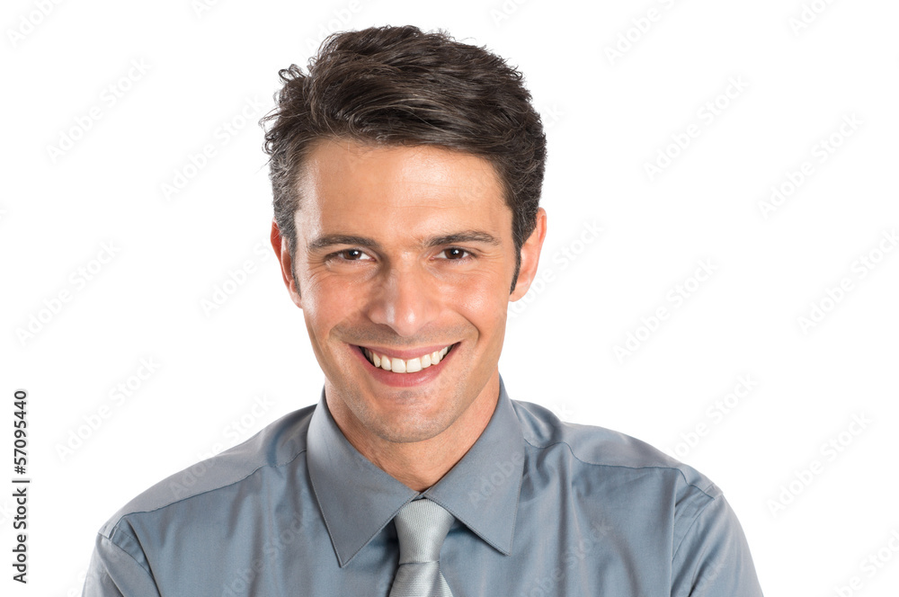 Happy Successful Young Businessman Laughing Happy Successful Young Businessman Laughing