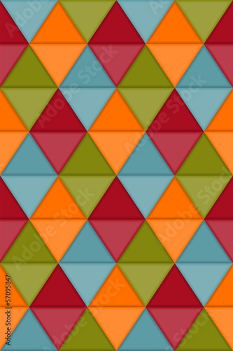 Vector Seamless Hipster Geometric Pattern