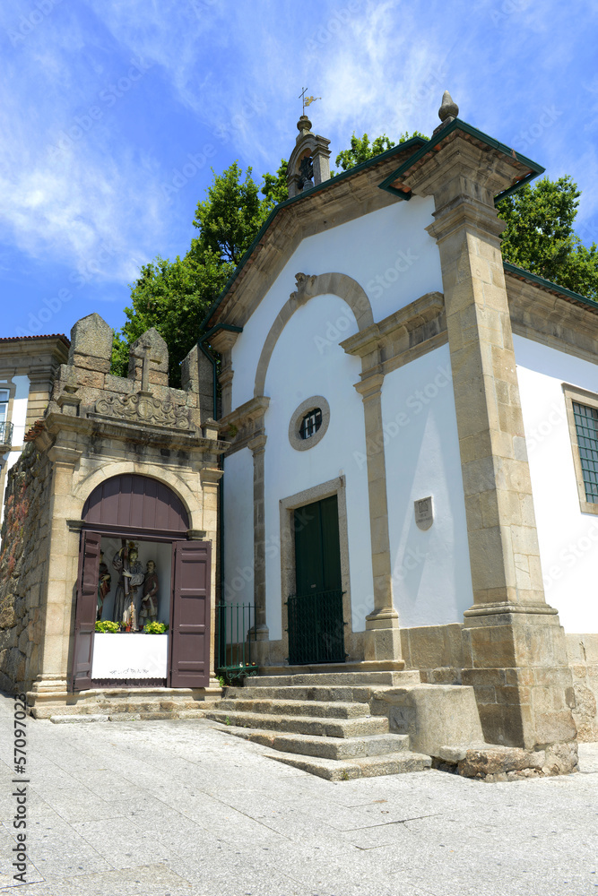 Fototapeta premium A Small Chapel in Guimarães, Portugal.
