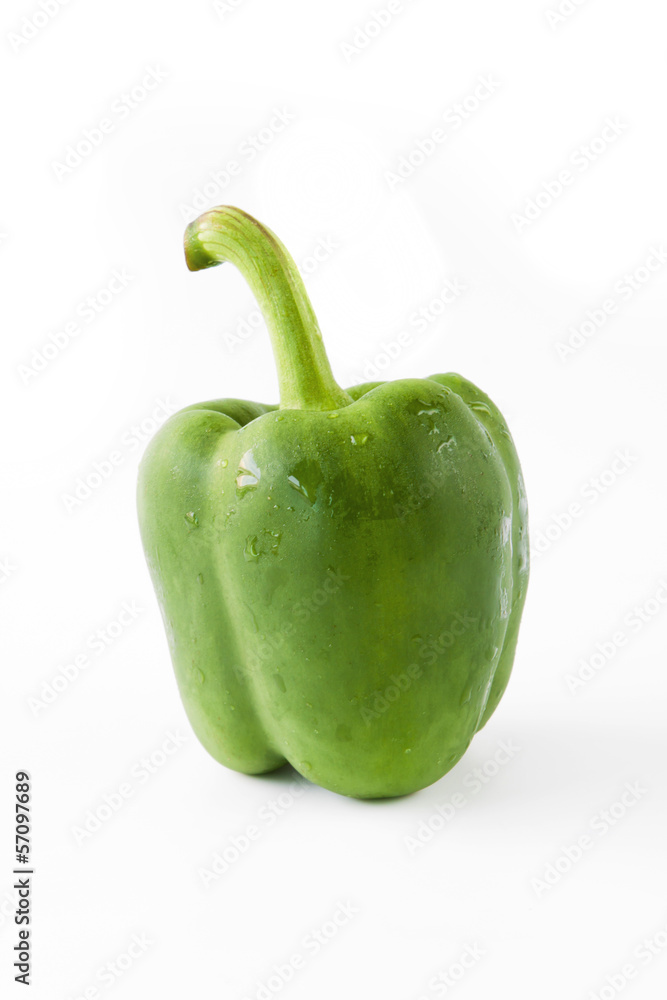 bell pepper on white background bell pepper on white background