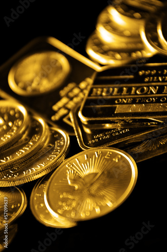 Gold Coins and Bullion for Wealth photo