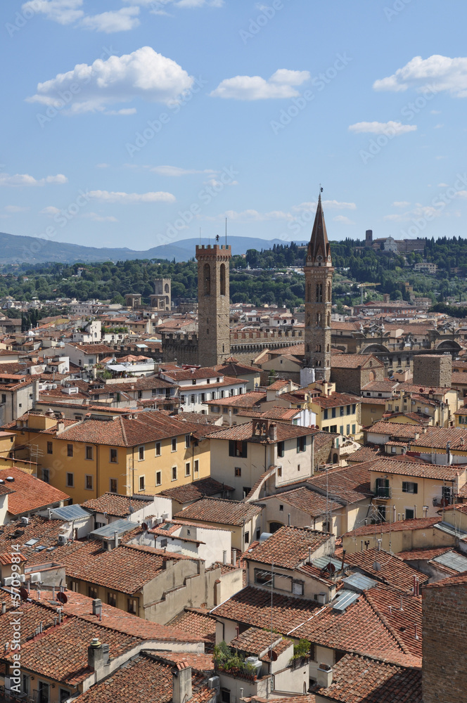 Blick auf Florenz