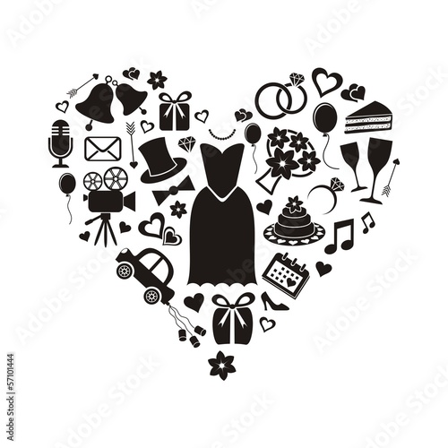 Wedding icons