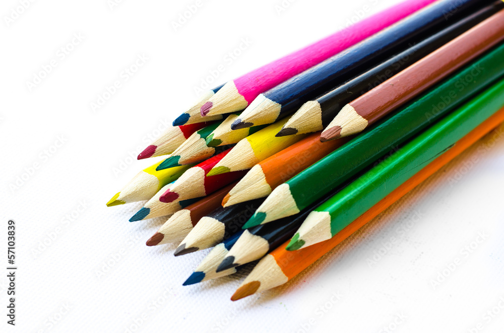 Fototapeta premium colored pencils