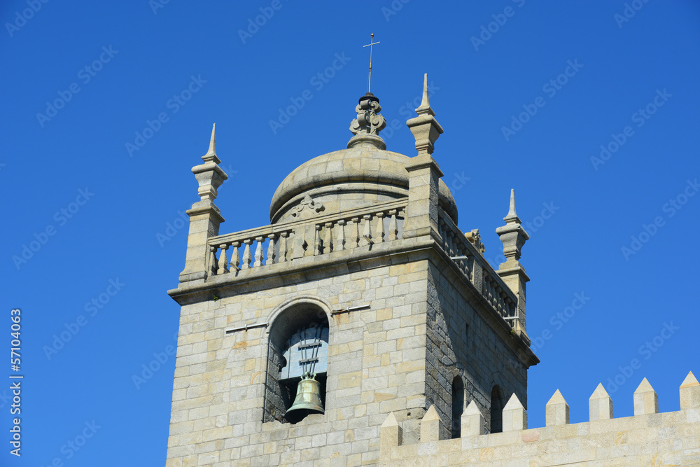 Porto Cathedral (Sé) tower, Porto, Portugal