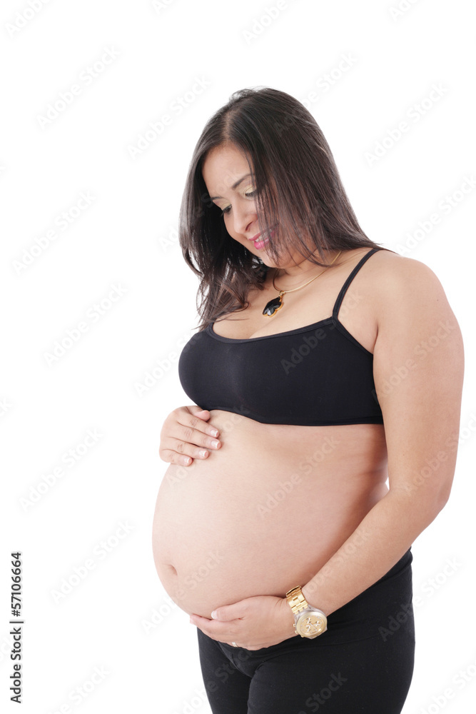 Young attractive pregnant woman Young attractive pregnant woman