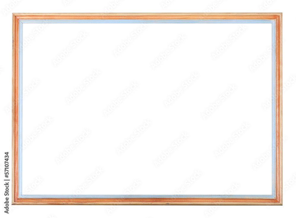 Obraz premium narrow wooden horizontal picture frame