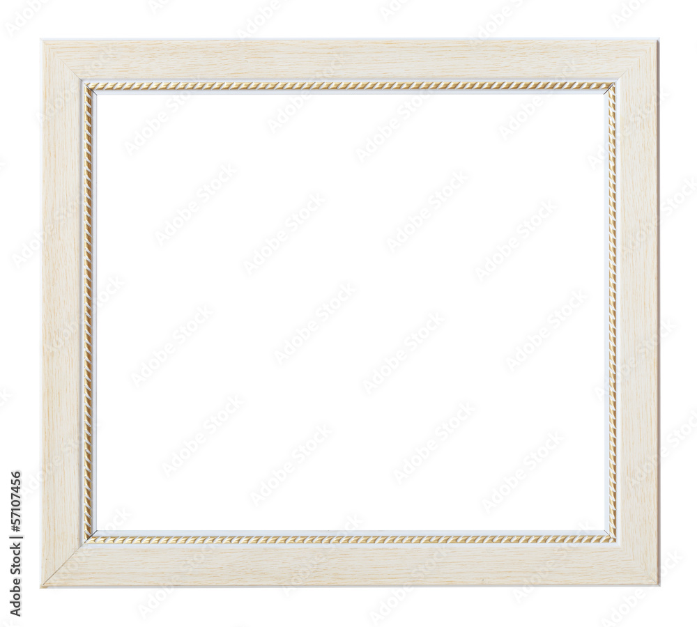 white flat horizontal picture frame