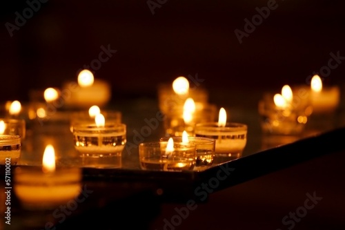 Bild auf Leinwand Candle