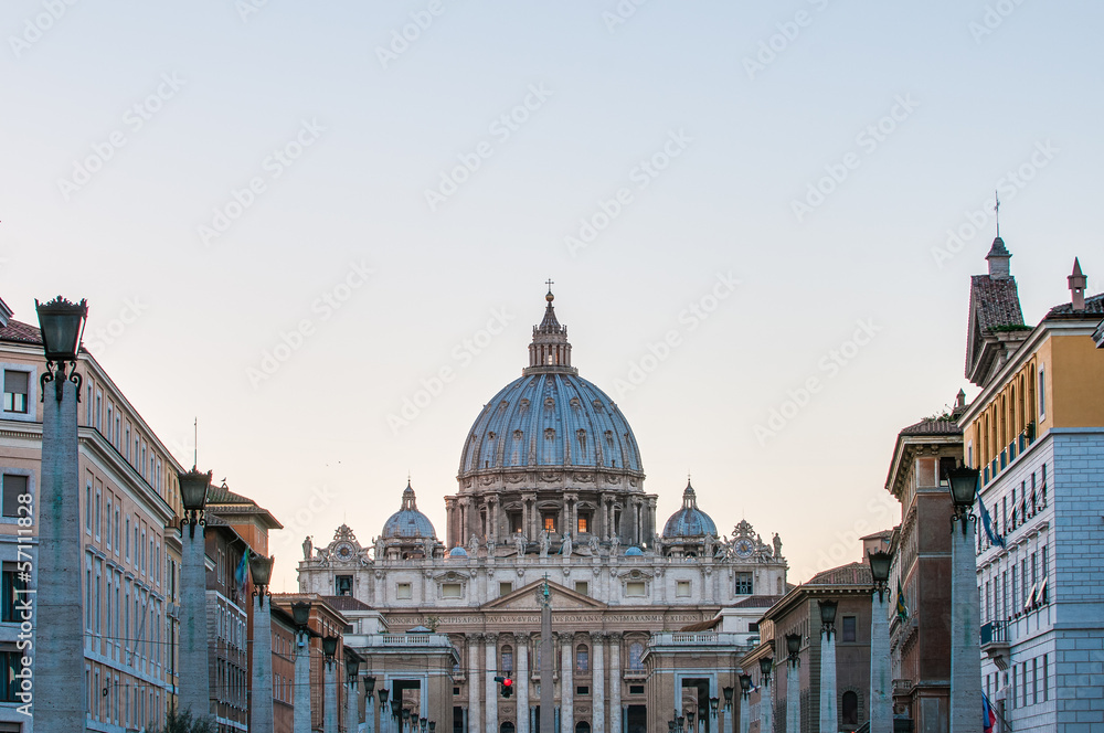 Saint Peter's Basilica in Vatican City, Italy