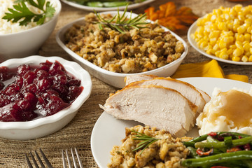Homemade Turkey Thanksgiving Dinner