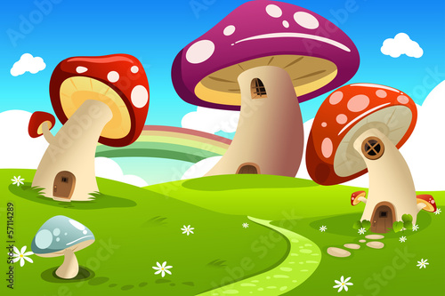 Mushroom houses