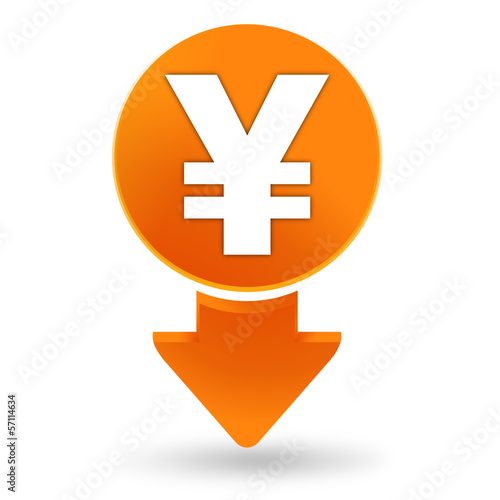 yen sur signet orange