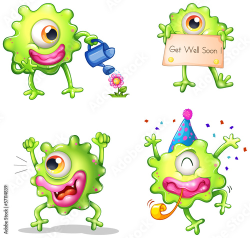 Activities of the green one-eyed monster