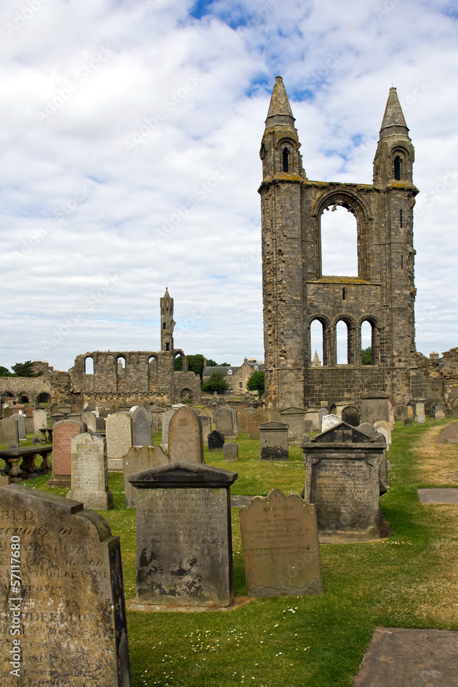 Fototapeta premium Schottland, St. Andrews Cathedral