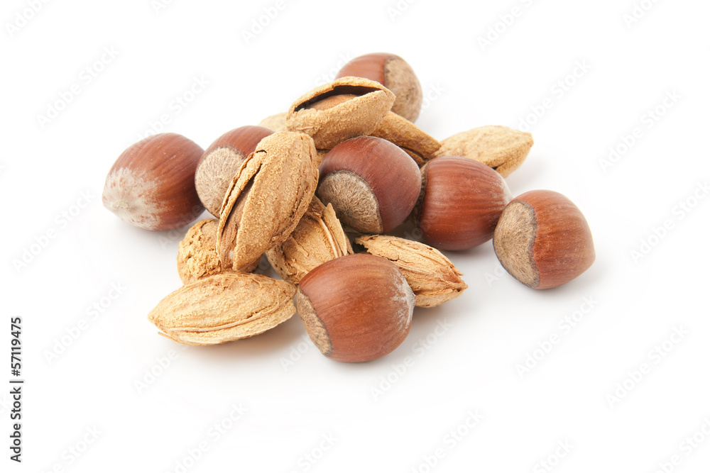 Hazelnuts and almonds Hazelnuts and almonds