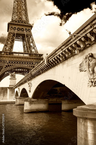 Fototapeta scorcio della Tour Eiffel