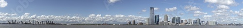 New Jersey panorama with Statue of Liberty HiRes