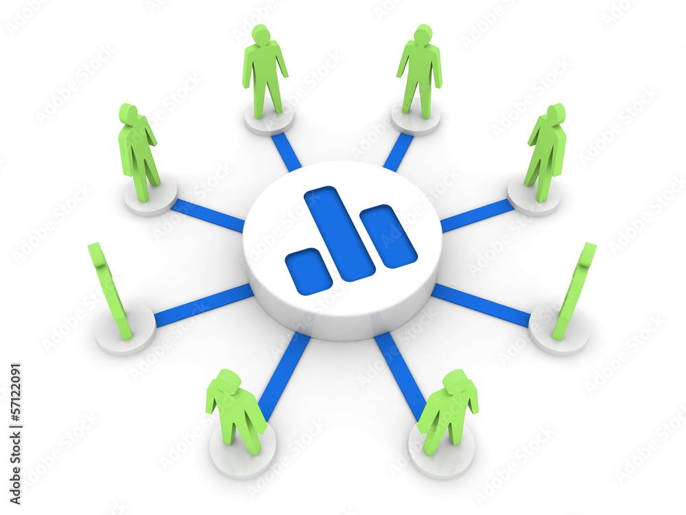 Analyzing team. Public statistics. Concept 3D illustration. Analyzing team. Public statistics. Concept 3D illustration.