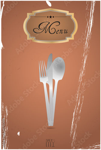 cutlery menu photo