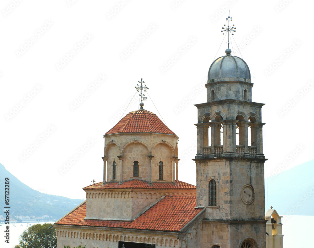 View of Savina monastery in Herceg Novi