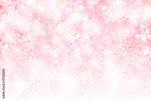 桜　背景　年賀状
