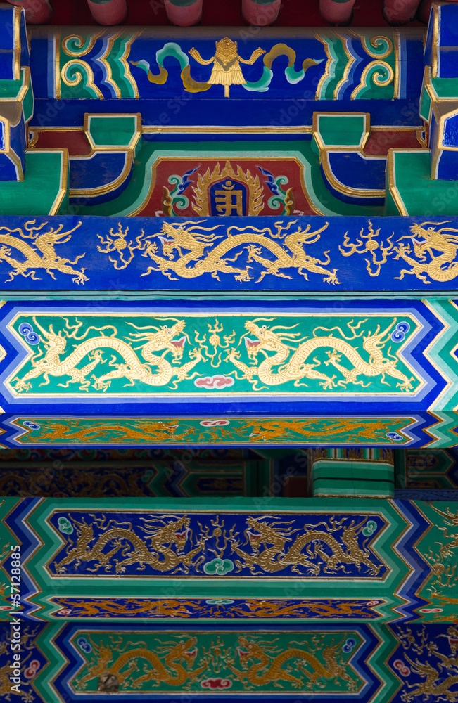 detail of chinese classical building detail of chinese classical building