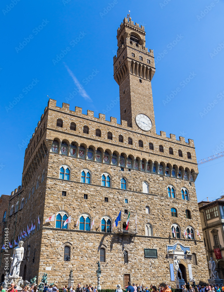 Old Palace (Palazzo Vecchio) in Florence, Italy