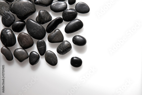 Canvas Print piedras zen negras 8979f