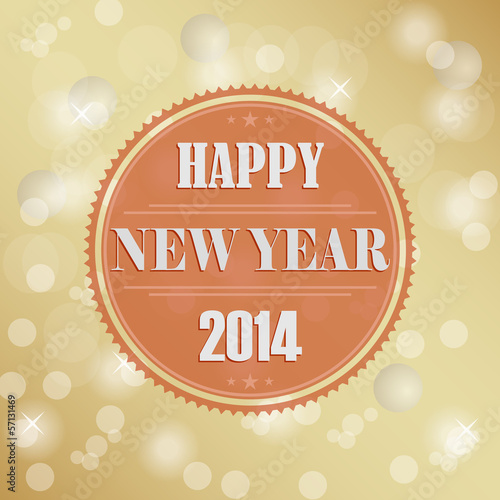 Retro New Years wish background