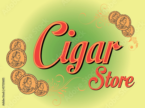 Retro Cigar Store Sign