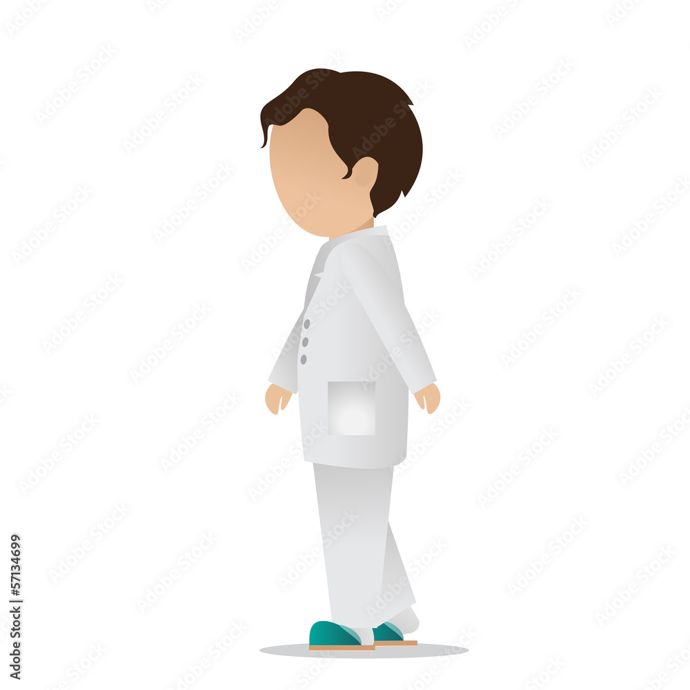 Medical Staff - Isolated On White Background Medical Staff - Isolated On White Background