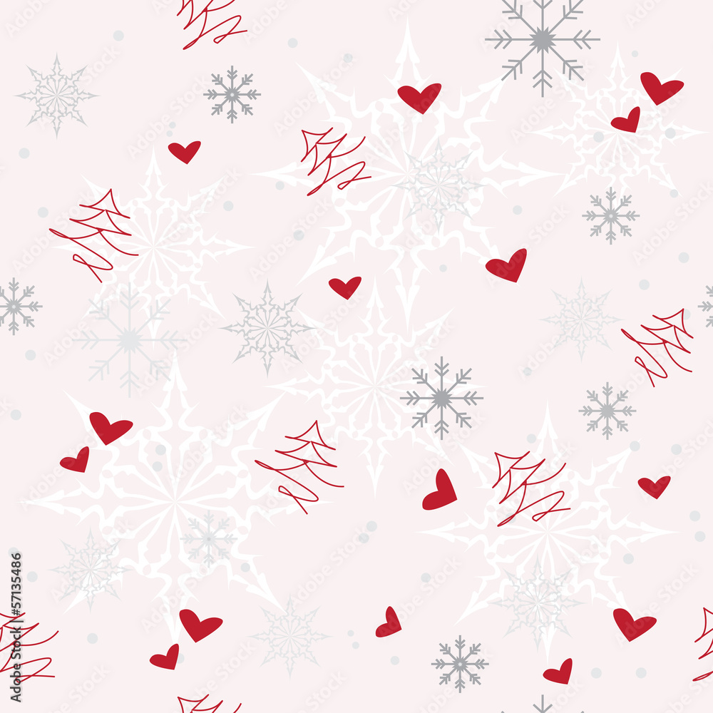 Seamless winter pattern Seamless winter pattern