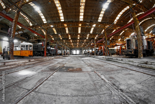 Industrial building interior