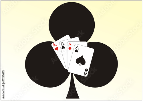 Poker mit Kreuz