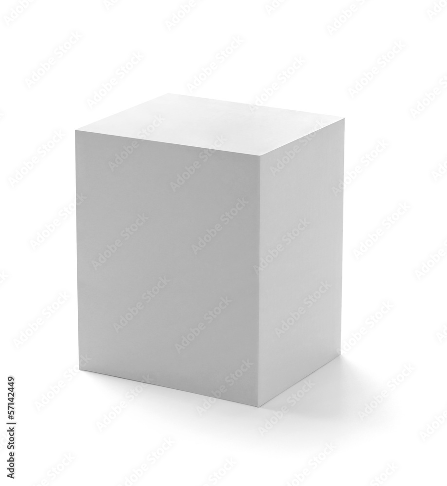 white box container template blank package white box container template blank package