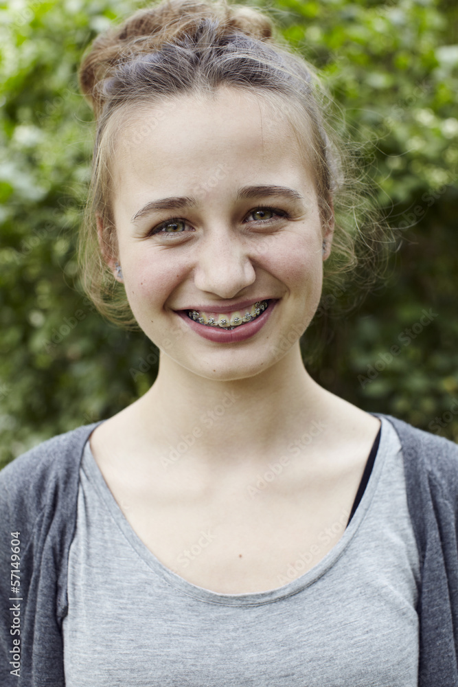 Portrait of teenage girl Portrait of teenage girl