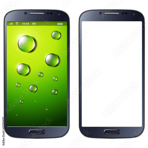 Smart phone, mobile phone isolated, smartphone.