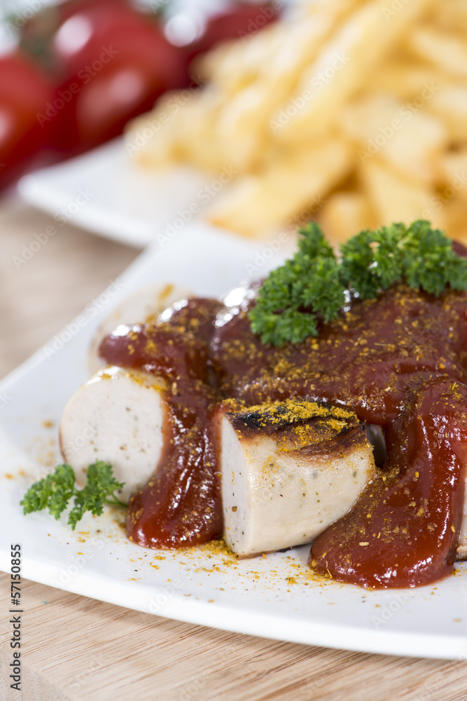 Fresh made Currywurst Fresh made Currywurst