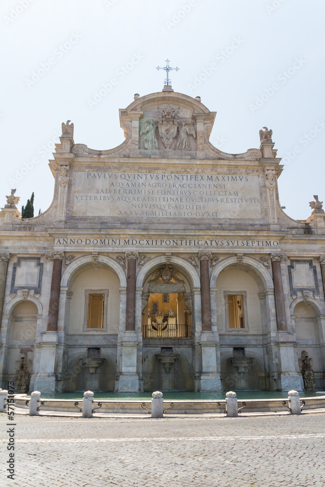 Great church in center of Rome, Italy.