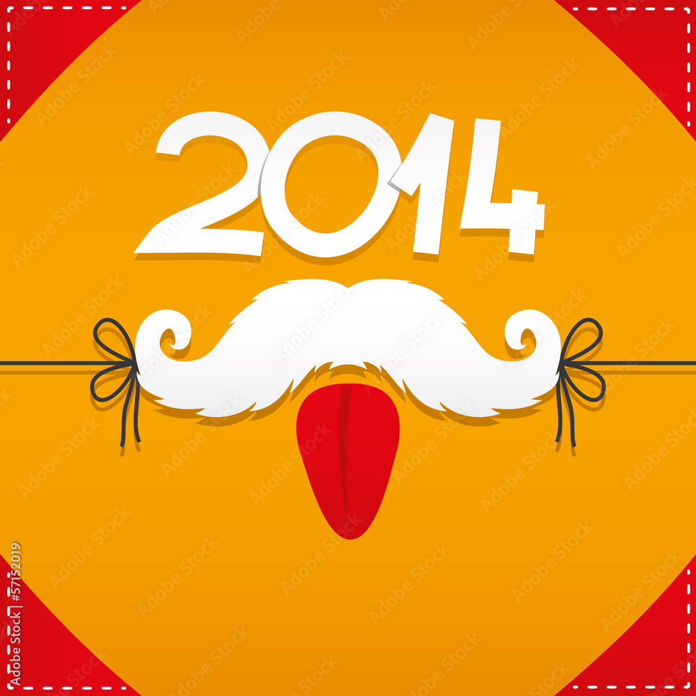 Obraz premium New year illustration.