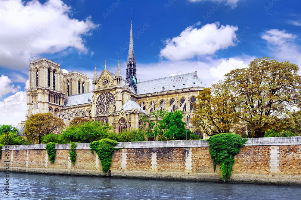 Notre Dame de Paris Cathedral.Paris. France.