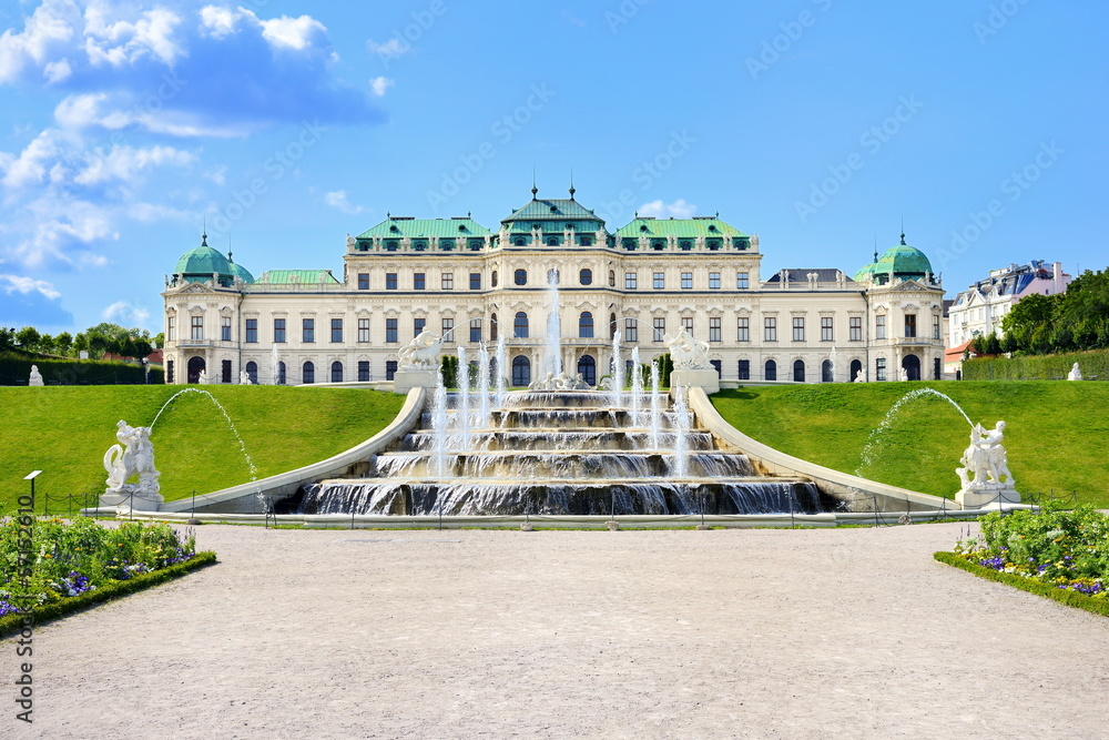 Naklejka premium Schloss Belvedere - Wien