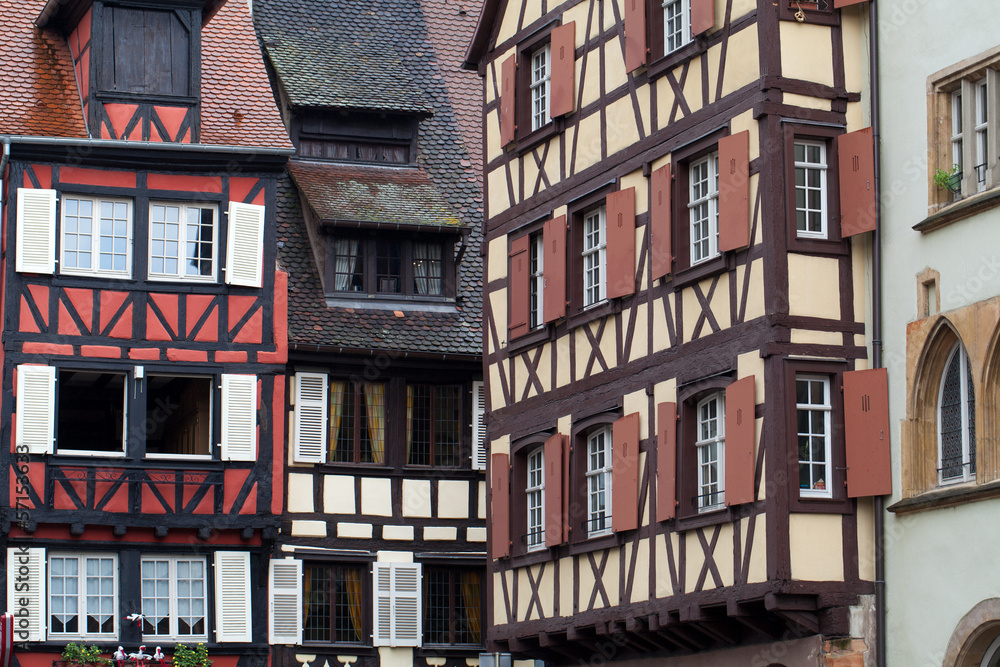 Half timbered houses of Colmar, Alsace, France