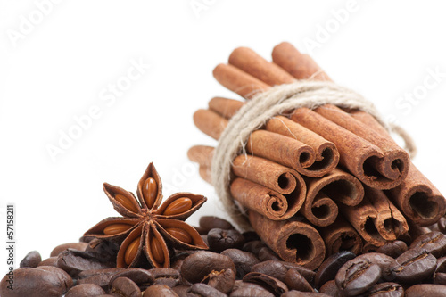 Coffee, cinnamon and star anise