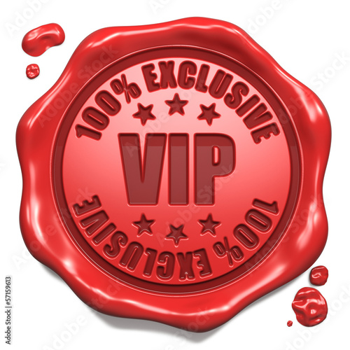 VIP Exclusive - Stamp on Red Wax Seal.