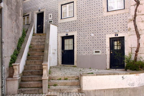 Fototapeta Naklejka Na Ścianę i Meble -  House in Lisbon Portugal