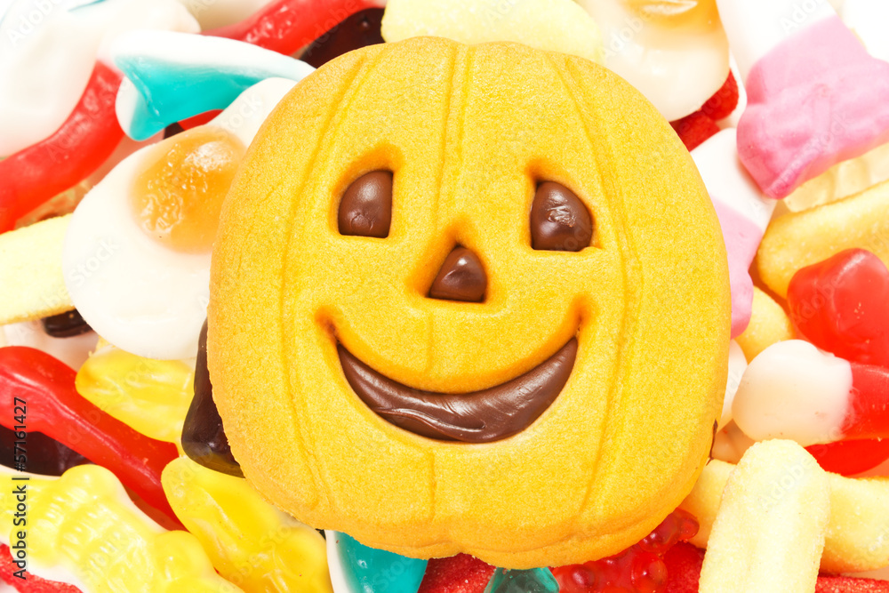 halloween biscuits and candy