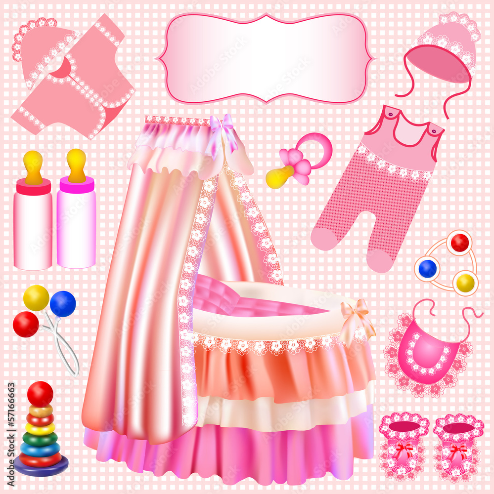 pink set of children's cradle beanbag booties sliders